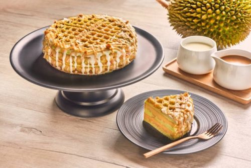 Goodwood Park Hotel Durian Fiesta D24 Pandan Waffle Cake