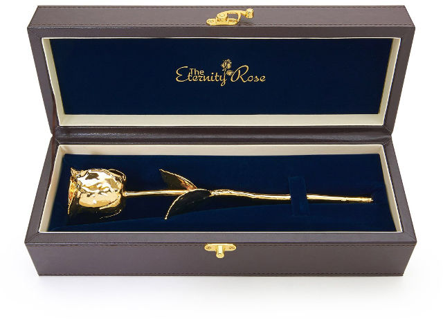 the eternity rose 24k gold dipped rose