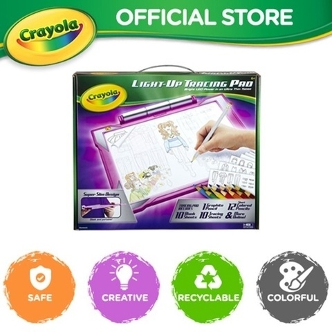 Shopee Mega Online Baby Fair Crayola Light Up Tracing Pad Blue