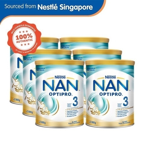 Shopee Mega Online Baby Fair Nestle NAN OPTIPRO 3 Growing Up Milk 800g x6