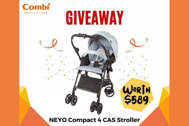 Combi Mother's Day Giveaway NEYO Compact 4 CAS Stroller