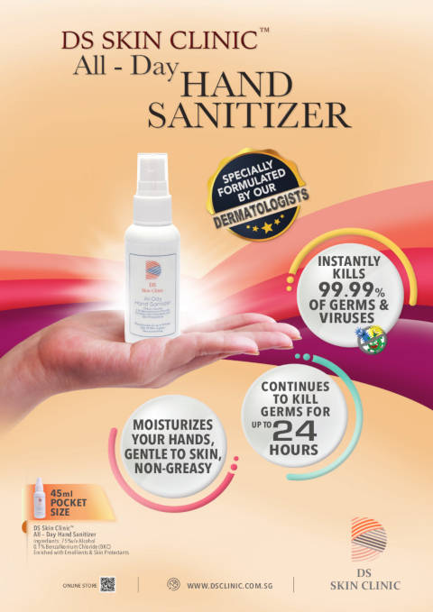 ds skin clinic all day hand sanitizer