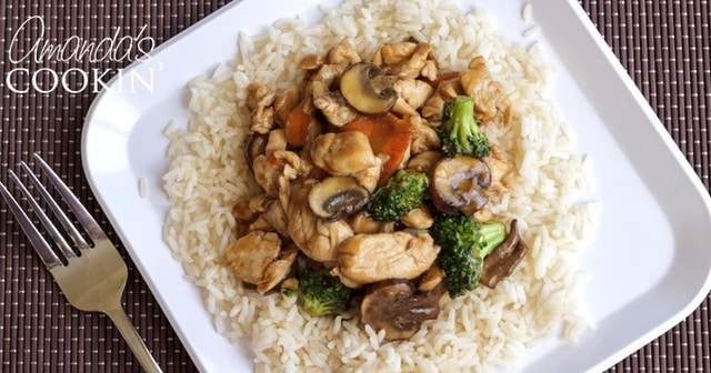 Chicken mushroom stirfry easy recipe for moms