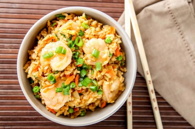 Shrimp Fried Rice recipe for busy parents