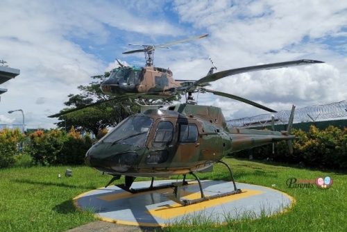 air force museum helicopter display