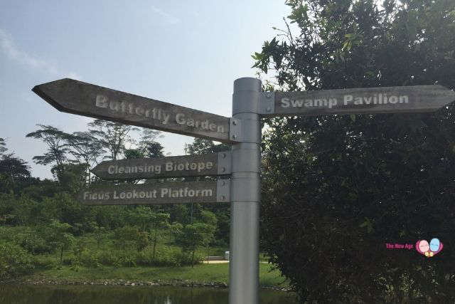 Jurong Eco-Garden Direction Sign