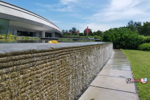 Keppel Marina East Desalination Plant Waterfall