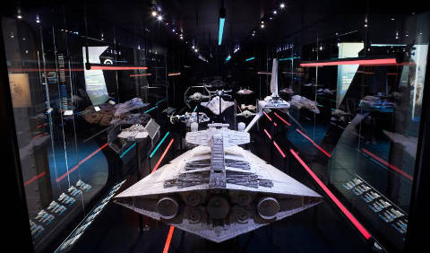 Model of the Imperial fleet Star Destroyer