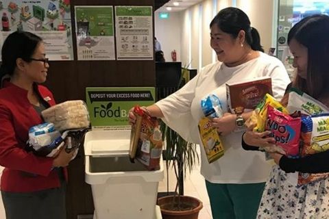 Food Bank Singapore Malls of Frasers Property