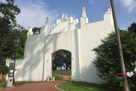 Fort Canning park old fort