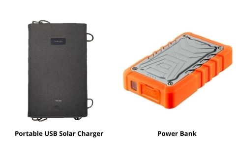 Portable USB Solar Charger and Power Bank