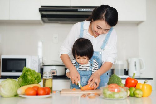 cooking with kids