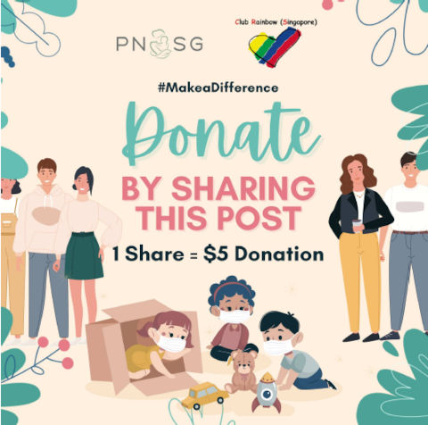 PNSG Club Rainbow donation drive