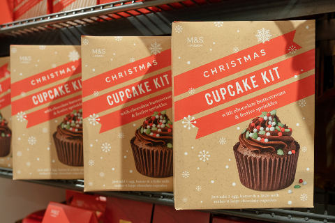 Christmas Cupcake Kit Marks & Spencer