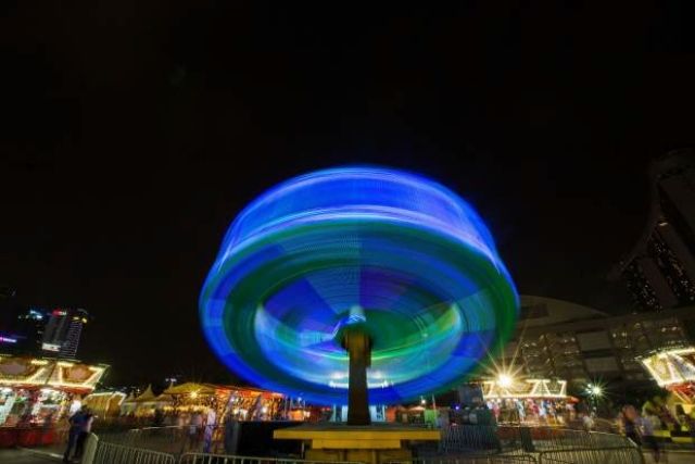 Downtown East Uncle Ringo Meteorite Carnival Ride