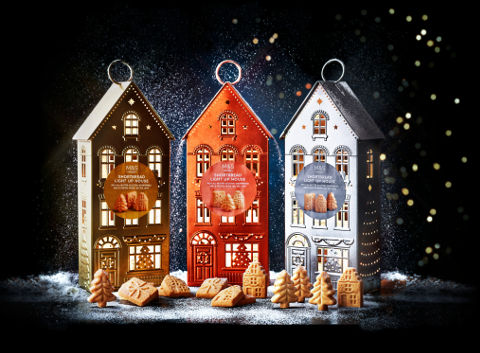 M&S The All Butter Shortbread Light-up House Biscuit Tin