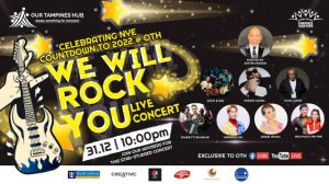 Our Tampines Hub Countdown New Year 2022 – Phygital Rock Concert