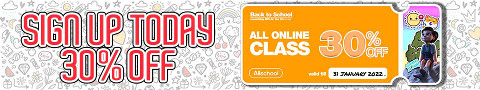 Allschool Online Class January 2022 Offer