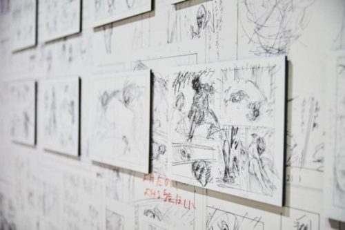 Attack on Titan Exhibition Draft sketches