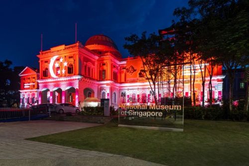 National Museum Singapore National Day Light-up