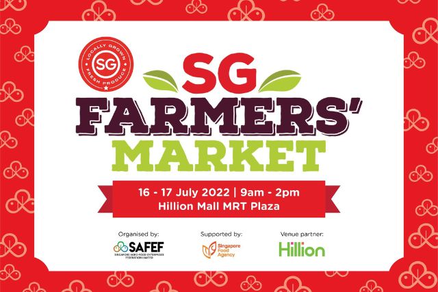 Physical SG Farmers’ Market (SGFM) is Back