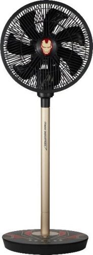 Marvel x Mistral 12 inch Rechargeable High Velocity Stand Fan with Remote Control MHV1812R