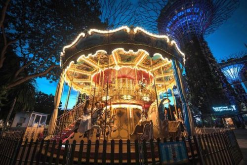 Christmas Wonderland Double-Storey Carousel