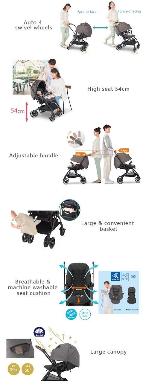 Combi Sugocal Switch Foldable Stroller