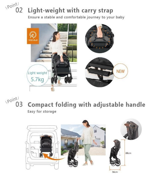 Combi Sugocal Switch Lightweight Stroller