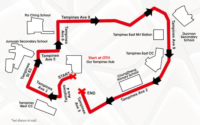 Chingay Caravan Tampines Route 2023