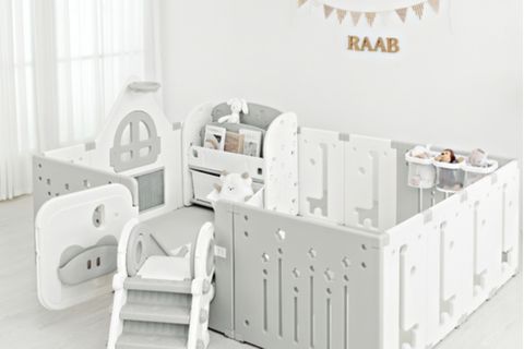 Raab Family Kids Furniture Playpen Baby Cot