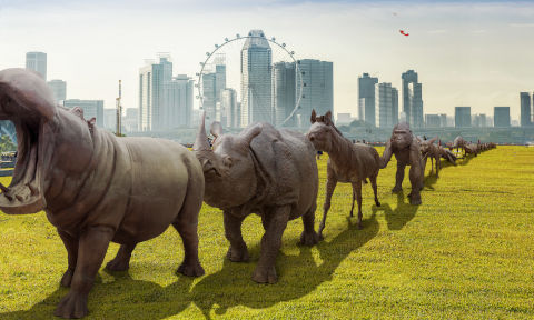 Love the Last March World's Longest Sculpture in Singapore