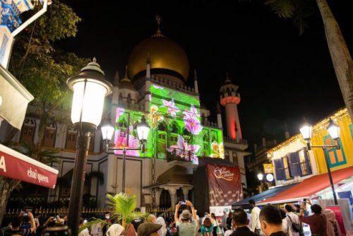 One Kampong Gelam's Cahaya Ramadan Projections