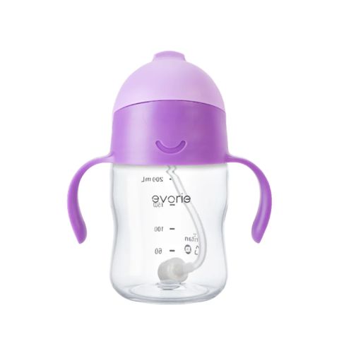 Evorie Tritan Baby 360 Straw Water Bottle Sippy Cup