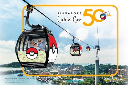 singapore cable car 50th anniversary pokemon
