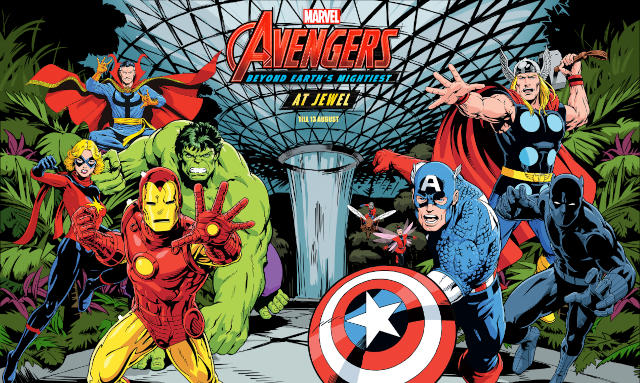 Marvel Avengers Jewel Changi Airport June 2023