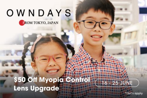 Owndays Myopia Control Lens Upgrade listing