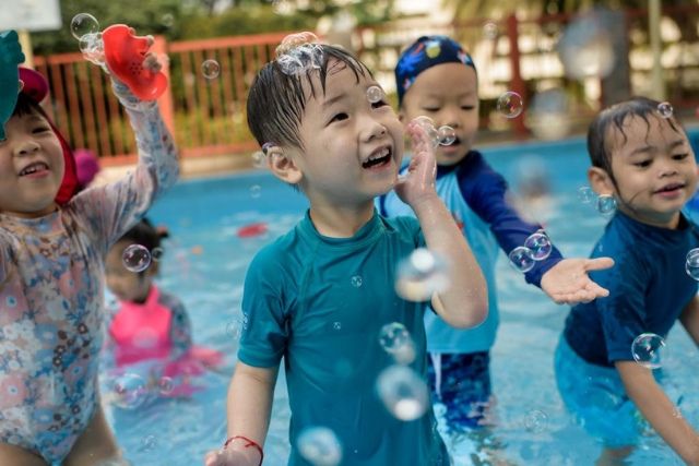 Adventist Schoolhouse water play