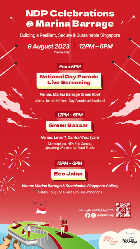 National Day at Marina Barrage