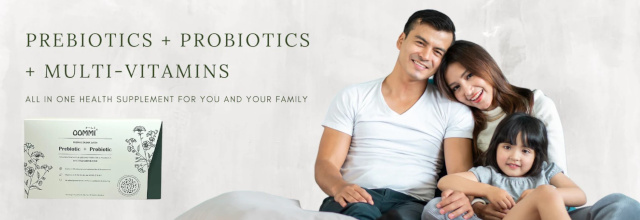 Oommi Prebiotics Probiotics Multi-Vitamins