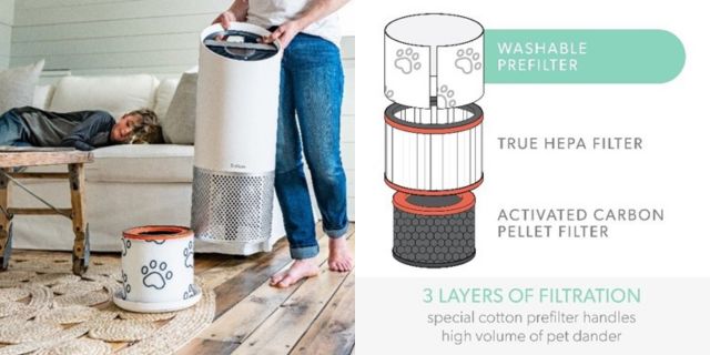 TruSens Air Purifiers Clean Air Pet Filter