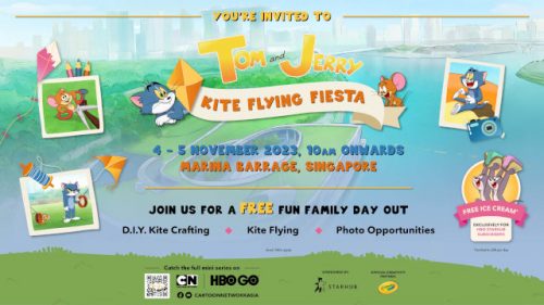 Tom and Jerry Kite Flying Fiesta at Marina Barrage