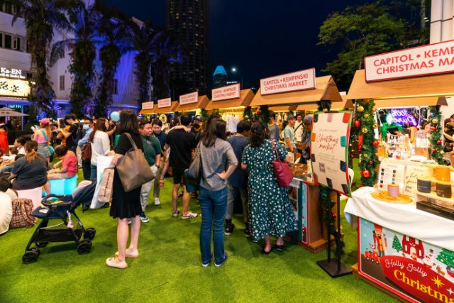 Christmas Market at Capitol Singapore