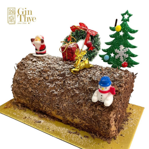 Gin Thye Log Cake Black Forest