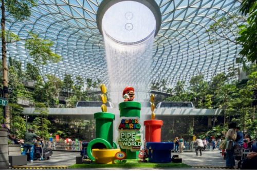 Jewel Changi Airport Super Mario