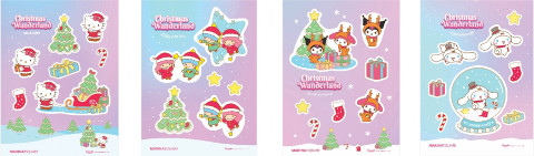 Marina Square Sanrio characters stickers