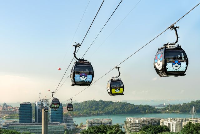 Singapore Cable Car Pokemon Festive