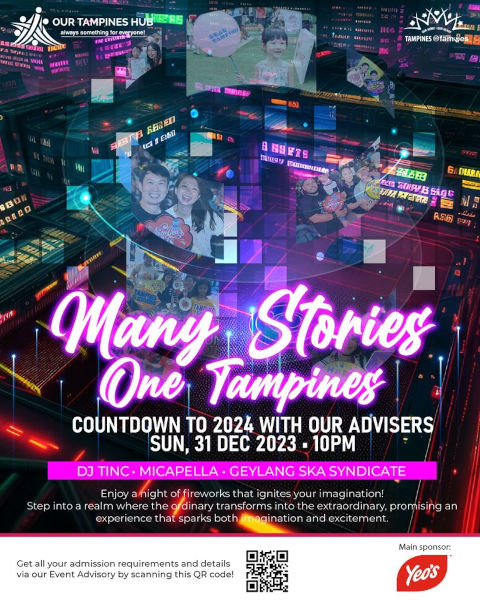 Our Tampines Hub New Years Eve Countdown Party 2024