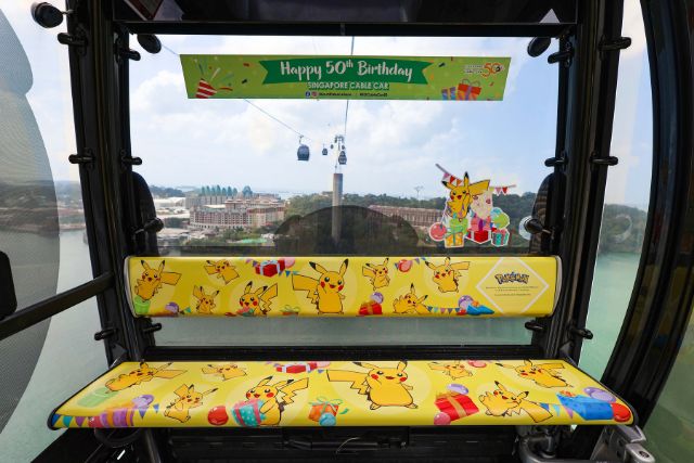 Pokémon Pikachu cable car cabins