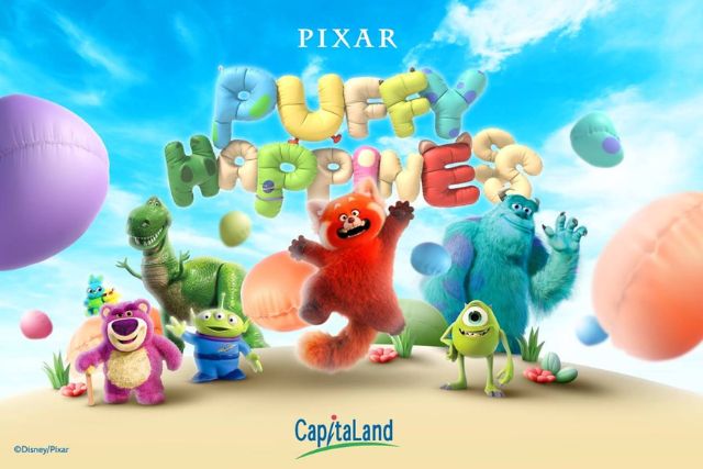 ‘Pixar Puffy Happiness’ Pop-ups Bounce into CapitaLand Malls Islandwide this June School Holidays